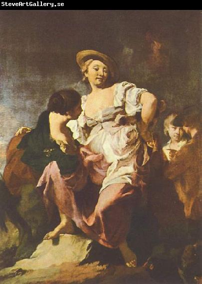 Giovanni Battista Piazzetta Die Wahrsagerin